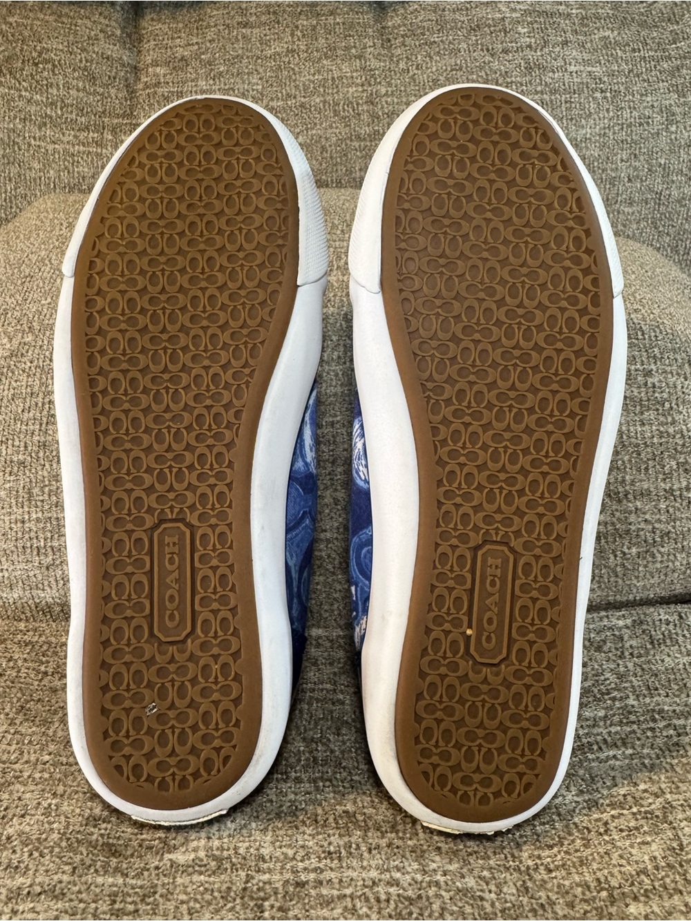 Coach Barrett Poppy Women’s Sneakers Blue/White Size 7.5B - Picture 8 of 12